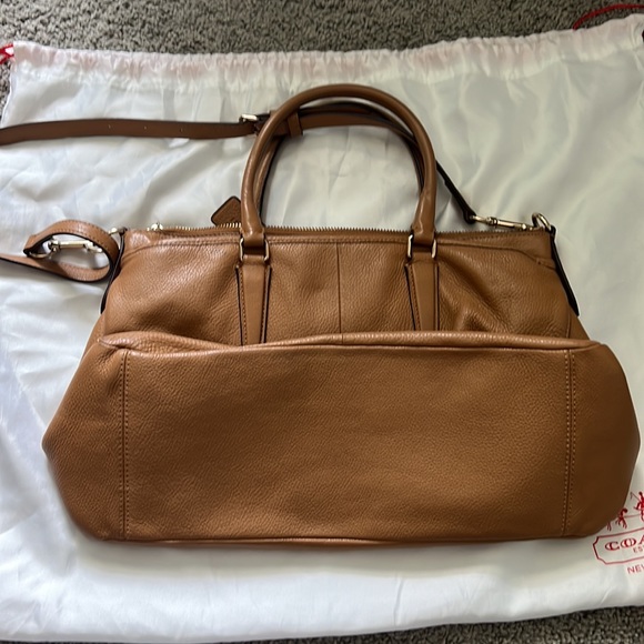 Tan Coach Tote Bag - Picture 3 of 10